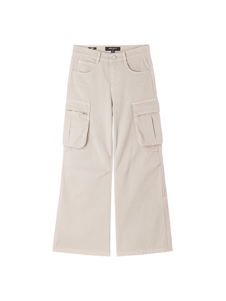 Retro Khaki Cargo Pant