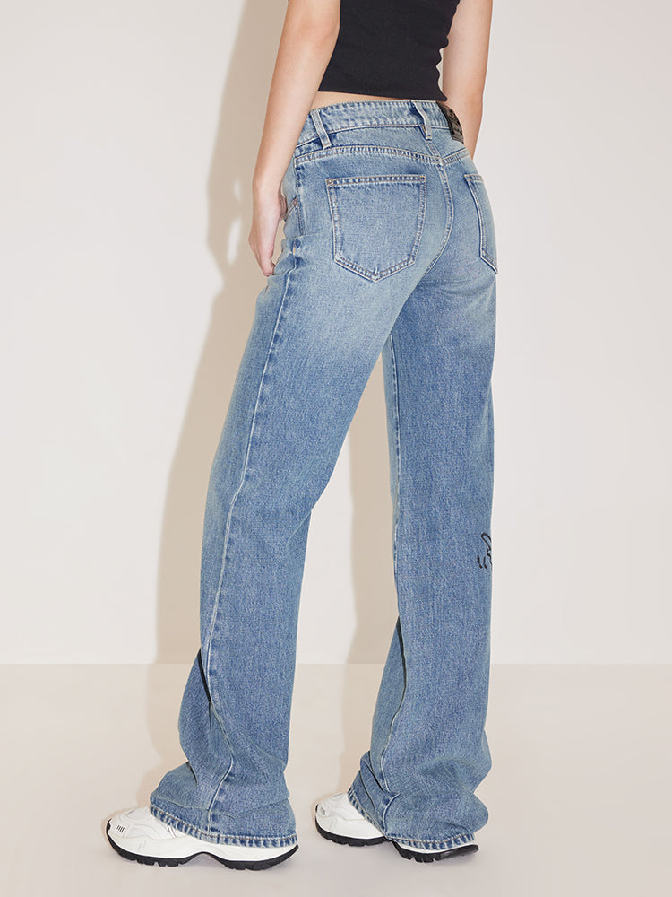 Miss Sixty x Keith Haring Capsule Collection Vintage Printed Jeans