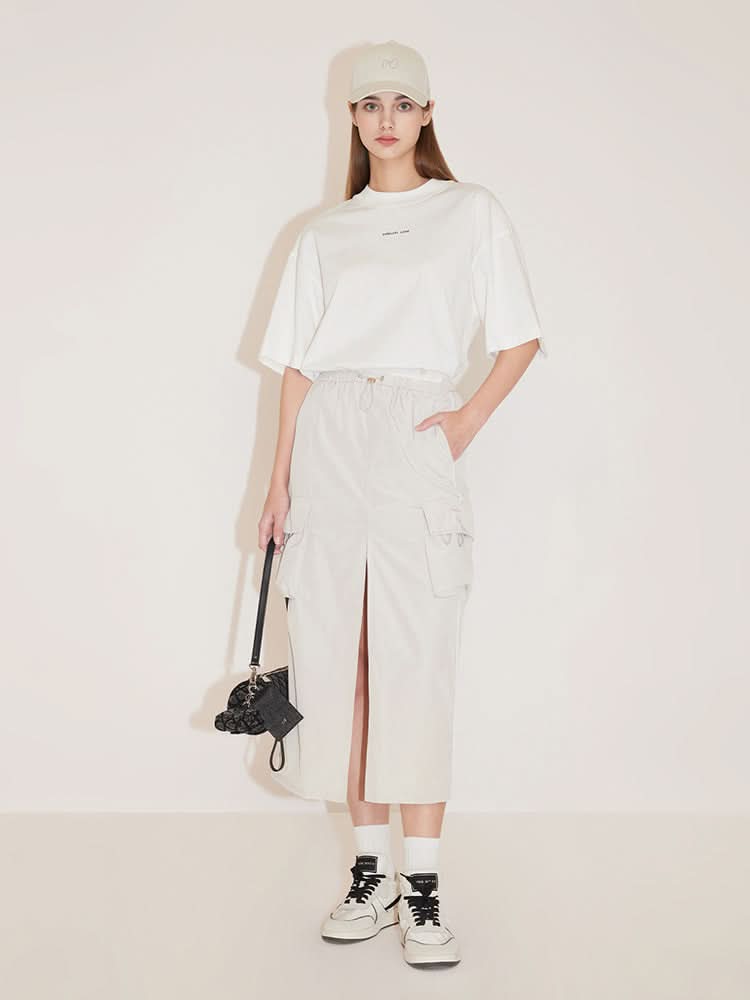 Miss Sixty x Keith Haring Capsule Collection Mid-Length Elasticated Waist Sporty Skirt