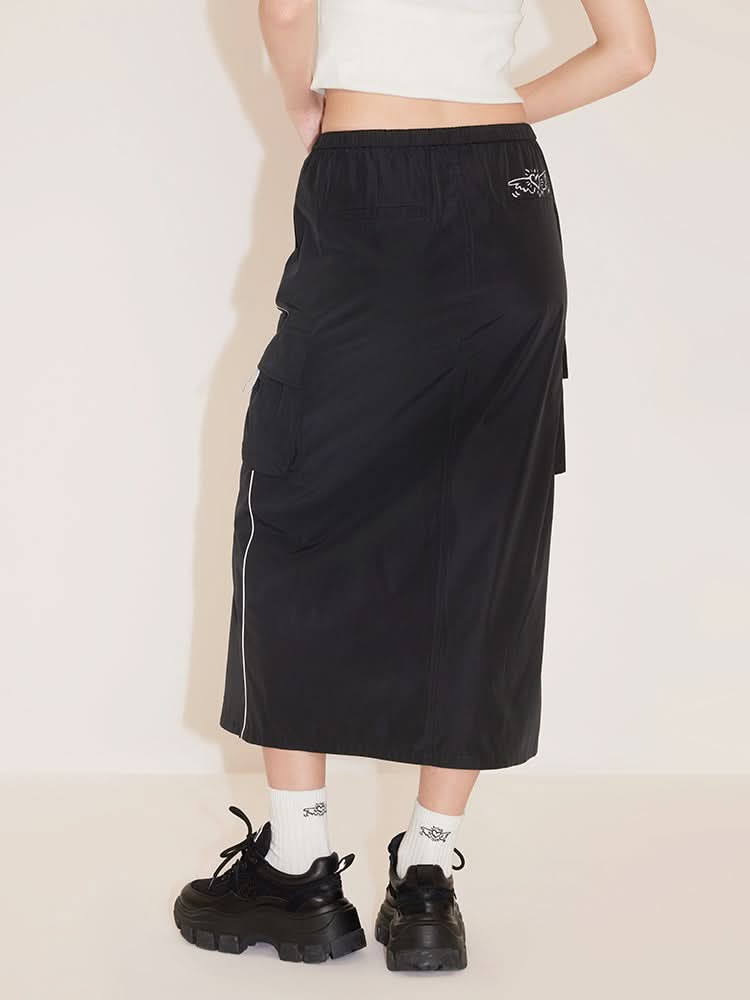 Miss Sixty x Keith Haring Capsule Collection Mid-Length Elasticated Waist Sporty Skirt
