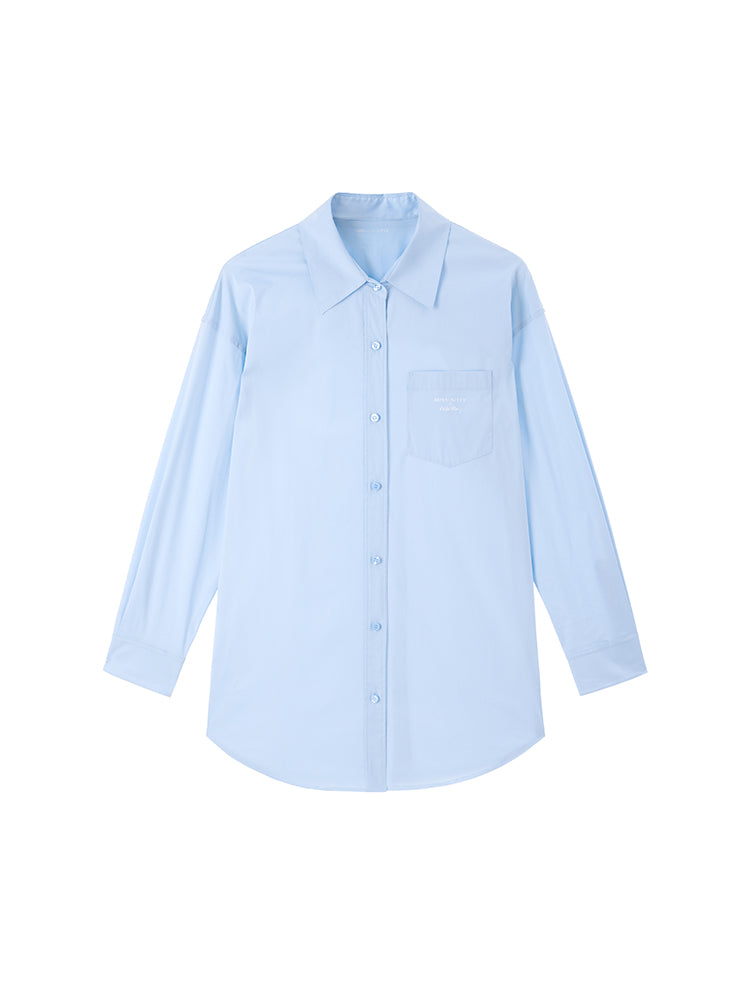 Miss Sixty x Keith Haring Capsule Collection Baby Blue Printed Shirt