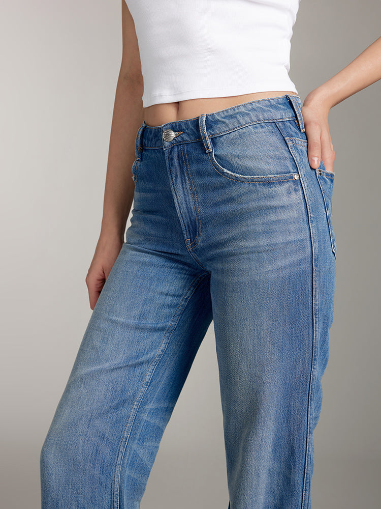 Vintage Straight Fit Tencel Jeans