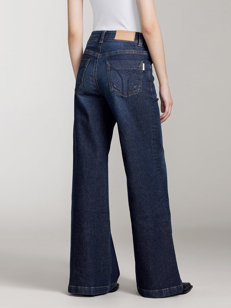 Vintage Low Waist Flared Jeans