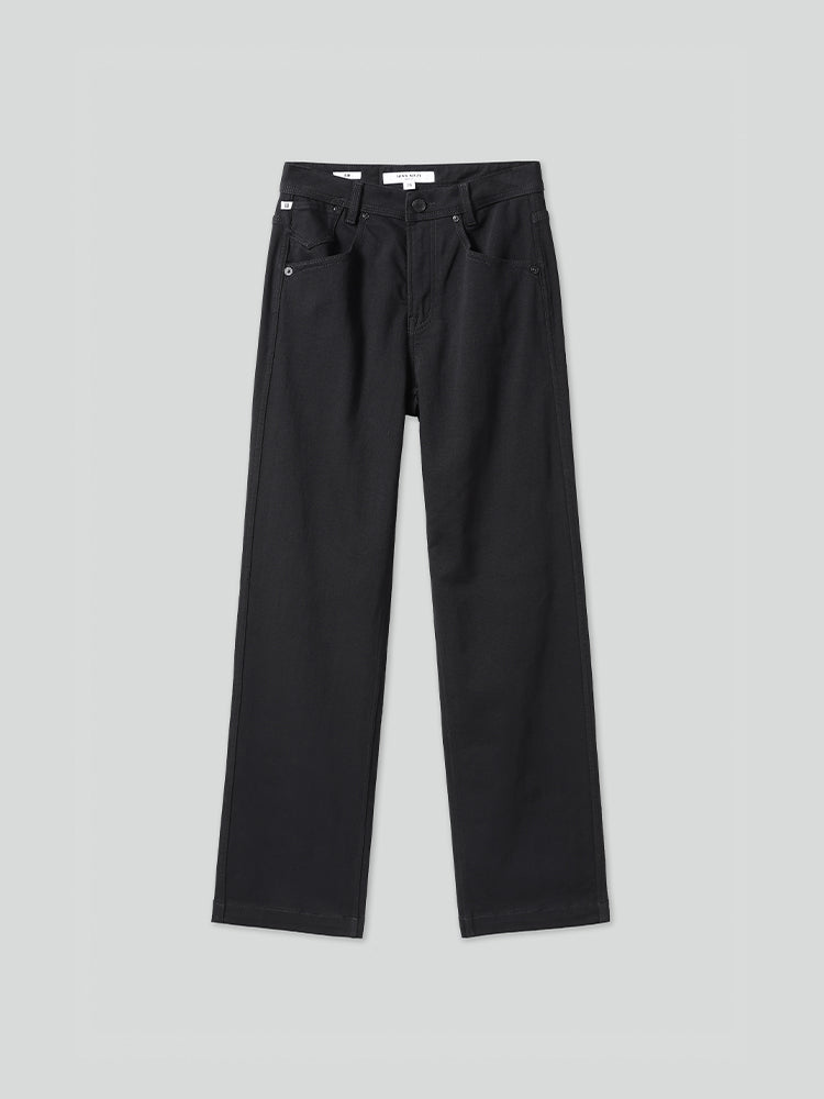 Vintage Mid-Rise Straight Jeans