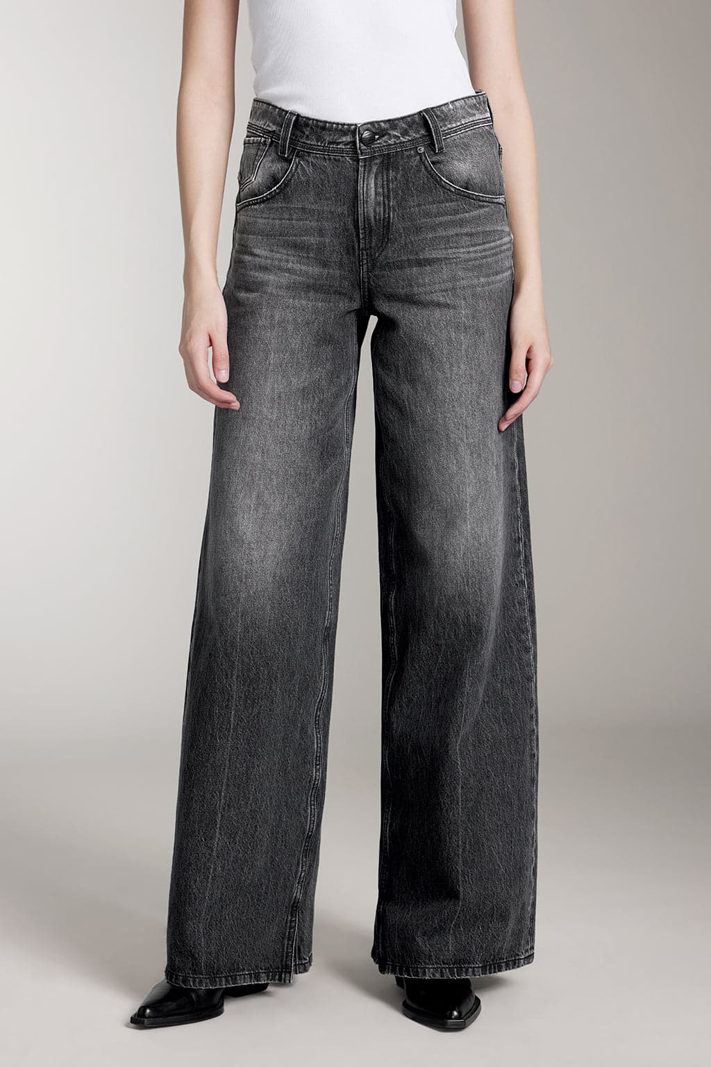Ashton Vintage Wide Leg Jeans