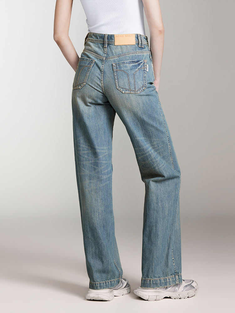 Vintage Straight Fit Jeans