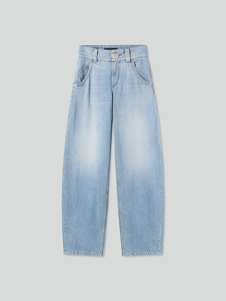 Vintage Washed Low Rise Jeans