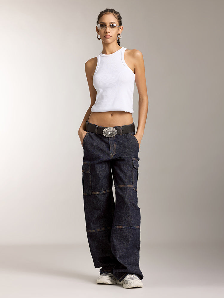 Vintage Low Rise Cargo Style Jeans MISS SIXTY