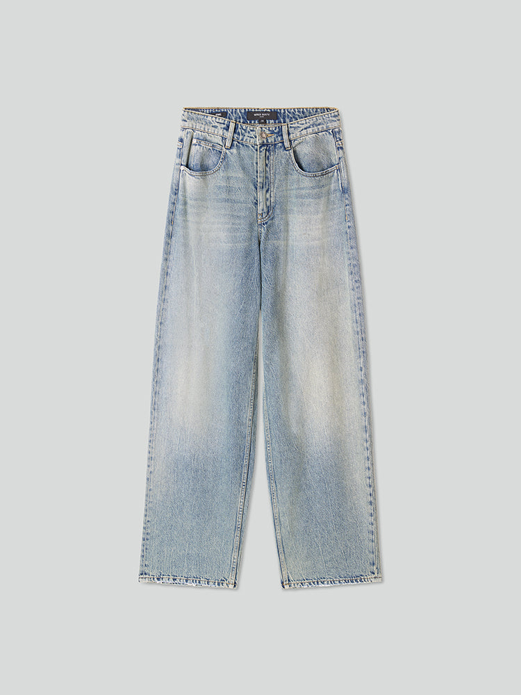 Vintage Distressed Loose Fit Jeans