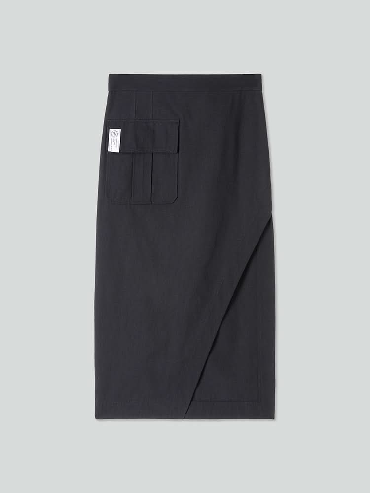 Cargo Slit Maxi Skirt