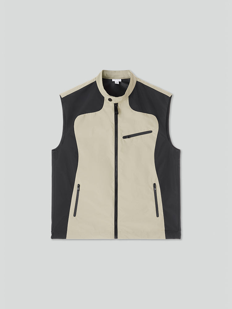 Color-Blocked Vest