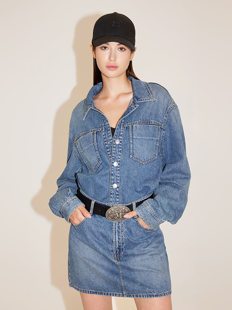 Retro Denim Dress