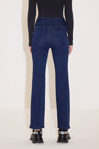 High Rise Flared Cropped Jeans