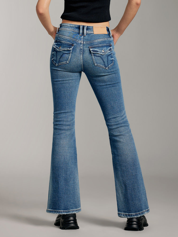 Vintage Slim Bootcut Jeans