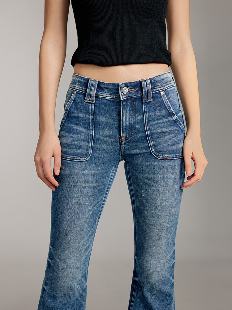 Vintage Slim Bootcut Jeans