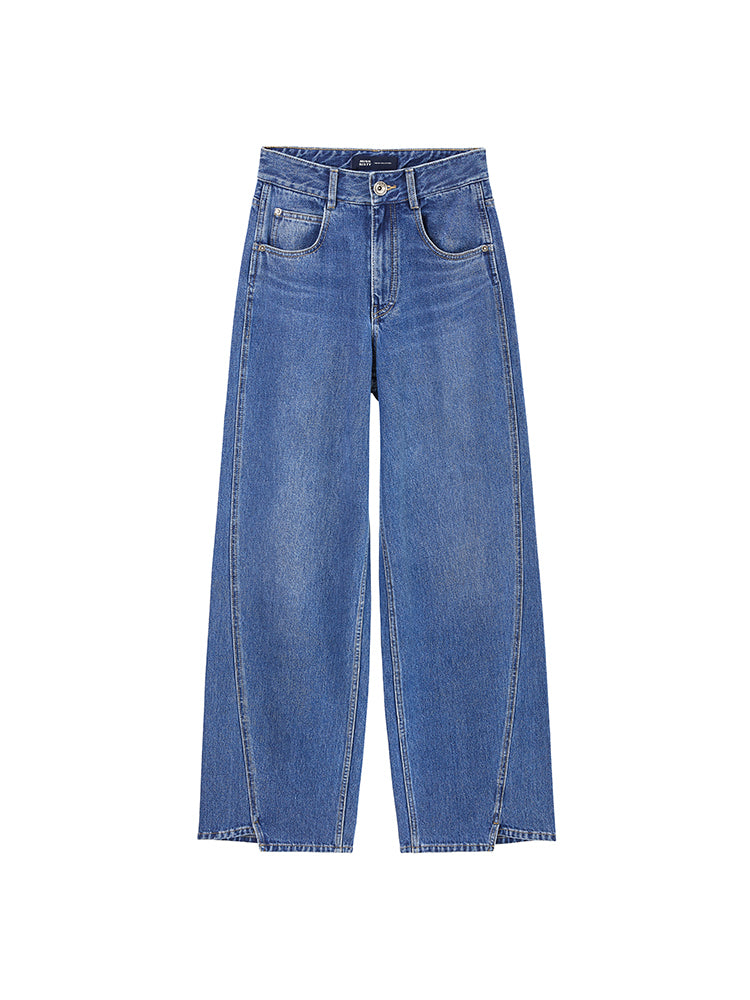 Vintage Asymmetrical Street Style Jeans