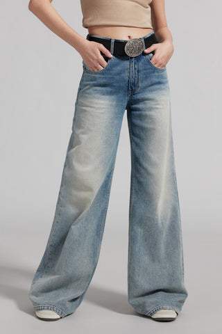 Vintage White Straight Jeans