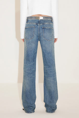Vintage Patchwork Flared Jeans