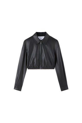 Vintage Black Motorbike Leather Jacket