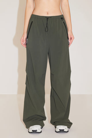 Elastic Waisted Straight Fit Trousers