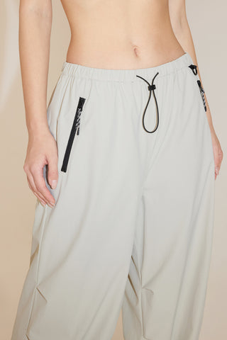 Elastic Waisted Straight Fit Trousers