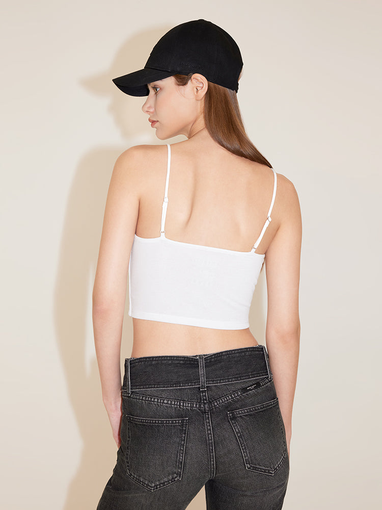 Sexy V-Neck Cropped Camisole