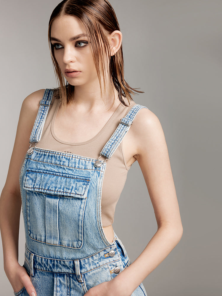 Vintage Denim Jumpsuit