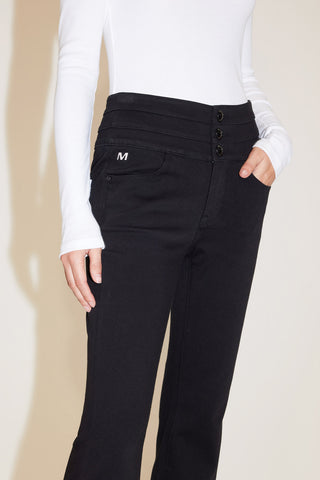 High Waist Stretchy Flared Jeans