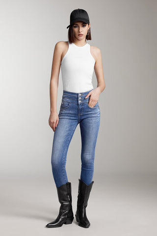 High Waist Slim Fit Jeans