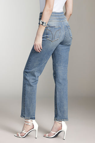 High Waist Straight-Fit Jeans