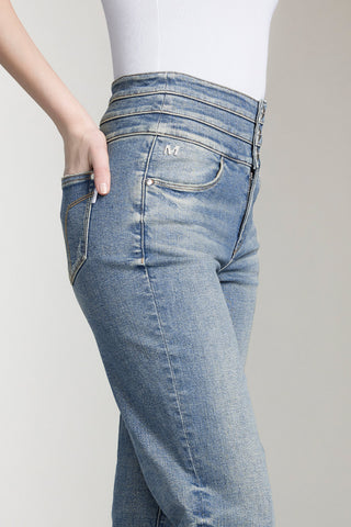 High Waist Straight-Fit Jeans