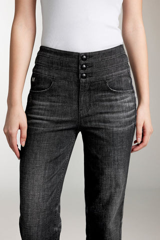 High Waist Straight Fit Jeans