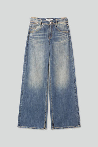 Vintage Slit Wide Leg Jeans