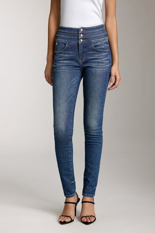 High Waist Slim Fit Jeans