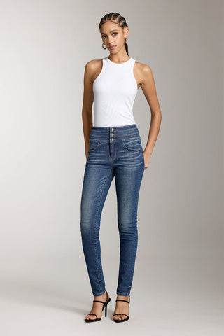 High Waist Slim Fit Jeans