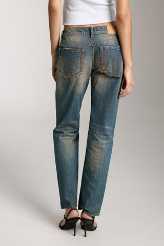 Wasteland Style Distressed Jeans