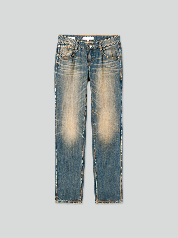 Wasteland Style Distressed Jeans