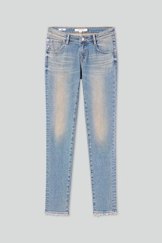 Vintage Low Waist Cropped Skinny Jeans