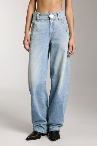 Vintage Washed Low Rise Jeans