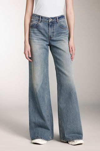 Vintage Blue Low-Rise Jeans