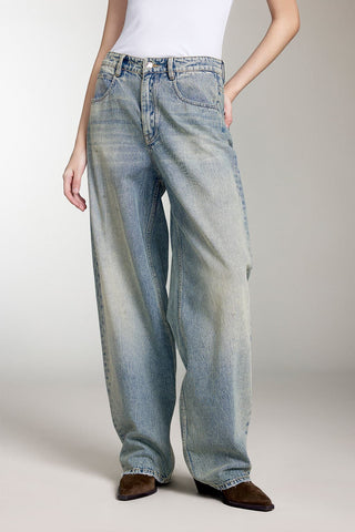 Vintage Distressed Loose Fit Jeans
