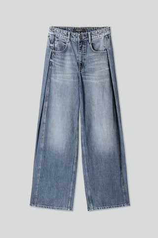 Vintage Style Straight Fit Jeans