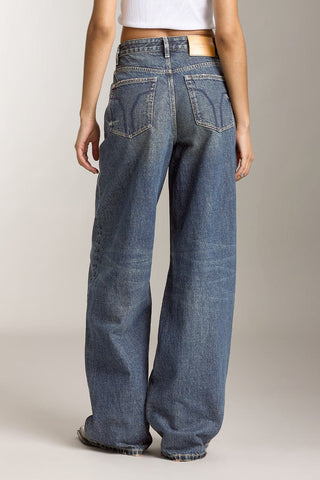 Vintage Blue Wide Leg Jeans