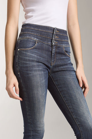 High Waist Slim Jeans