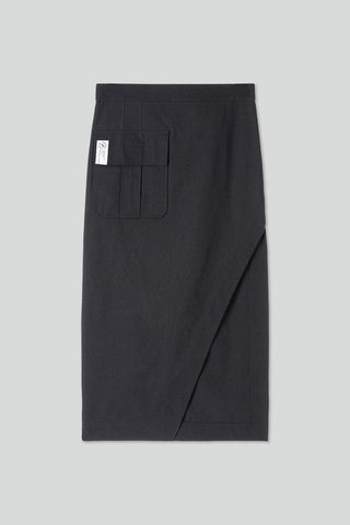 Cargo Slit Maxi Skirt