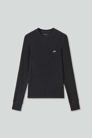 Wool-Blend Ribbed Long-Sleeves T-Shirt