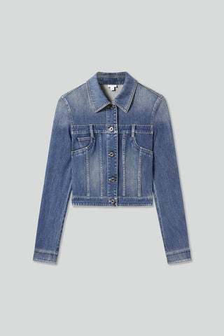 Vintage Cargo Style Denim Jacket