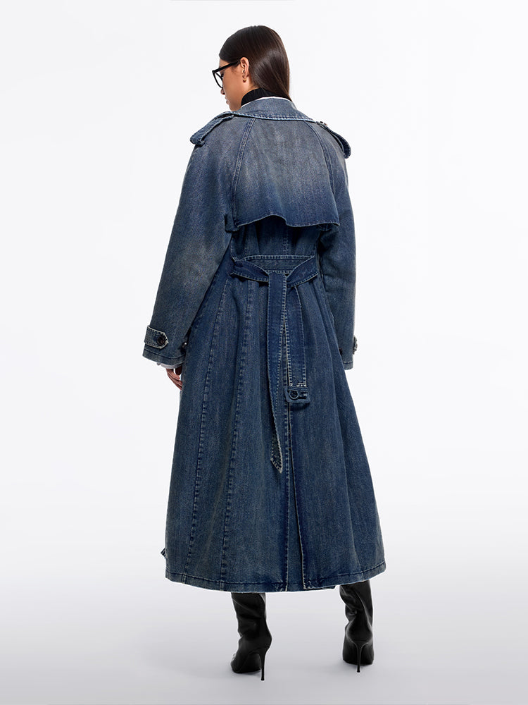 Vintage Washed Trench Coat