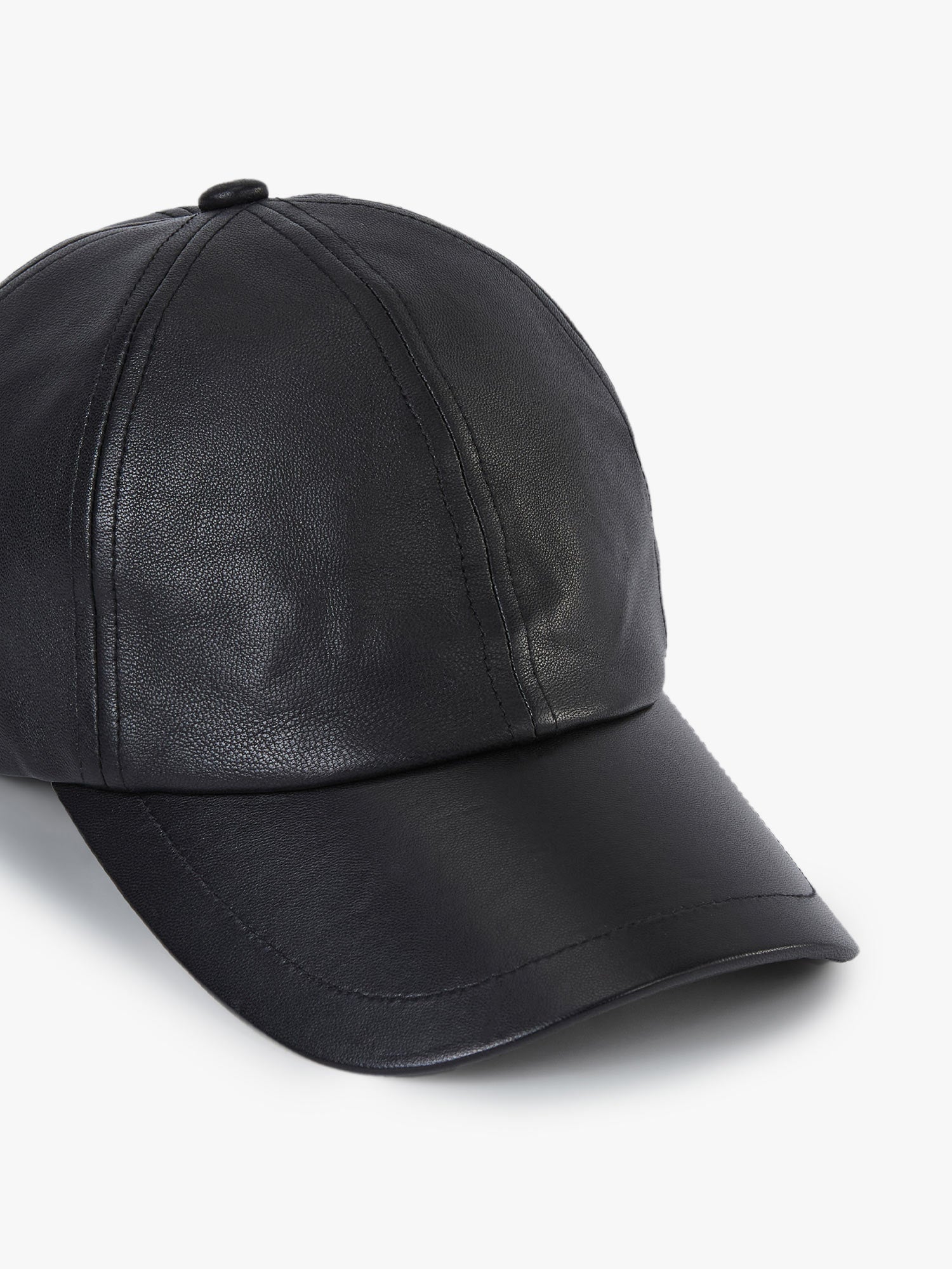 Leather Baseball Hat