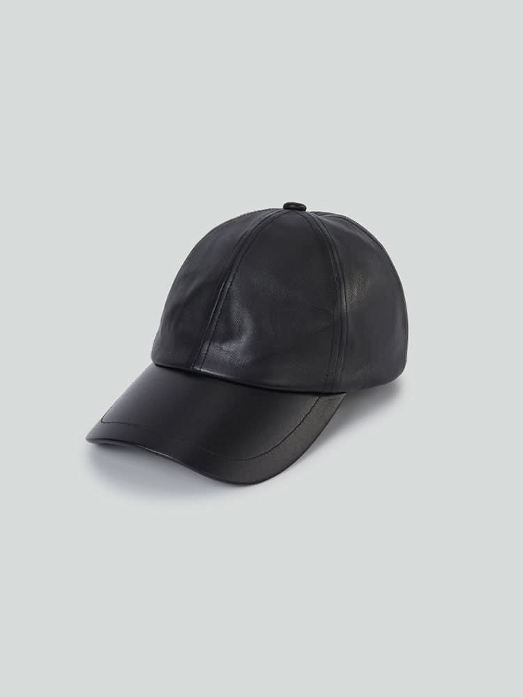 Leather Baseball Hat